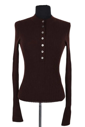 Pull Soeur Marron en Laine, taille XS - Seconde Main