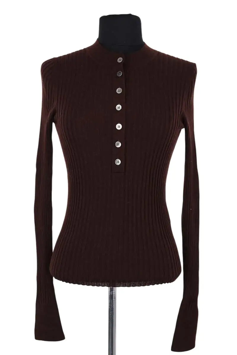 Pull Soeur Marron en Laine, taille XS - Seconde Main