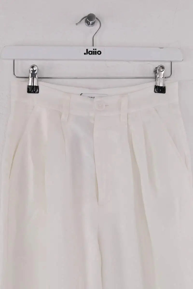 Pantalon Anine Bing Blanc en Synthétique