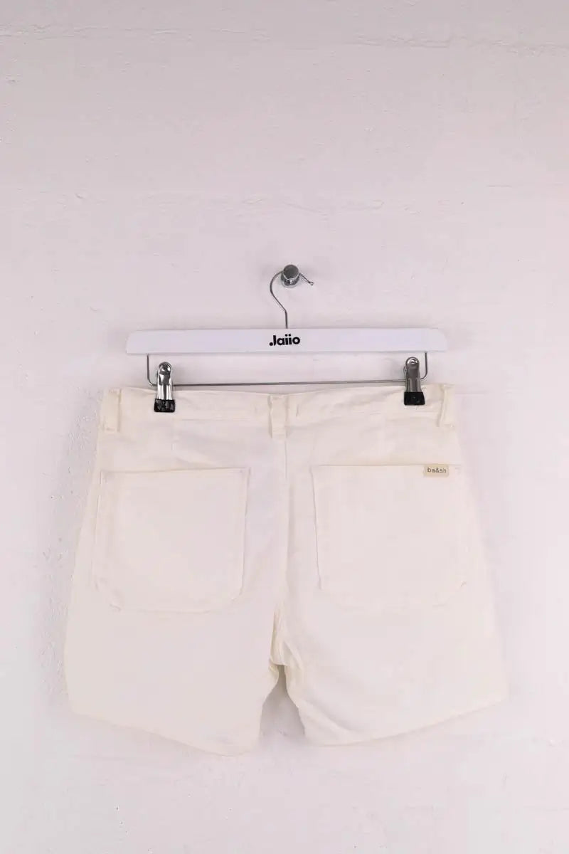 Mini short Ba&Sh Blanc en Coton