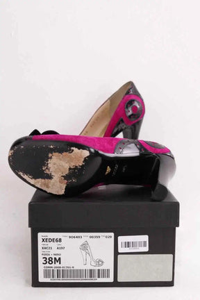 Talons Emporio Armani Violet en Daim