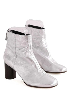 Boots Sandro Argent en Cuir