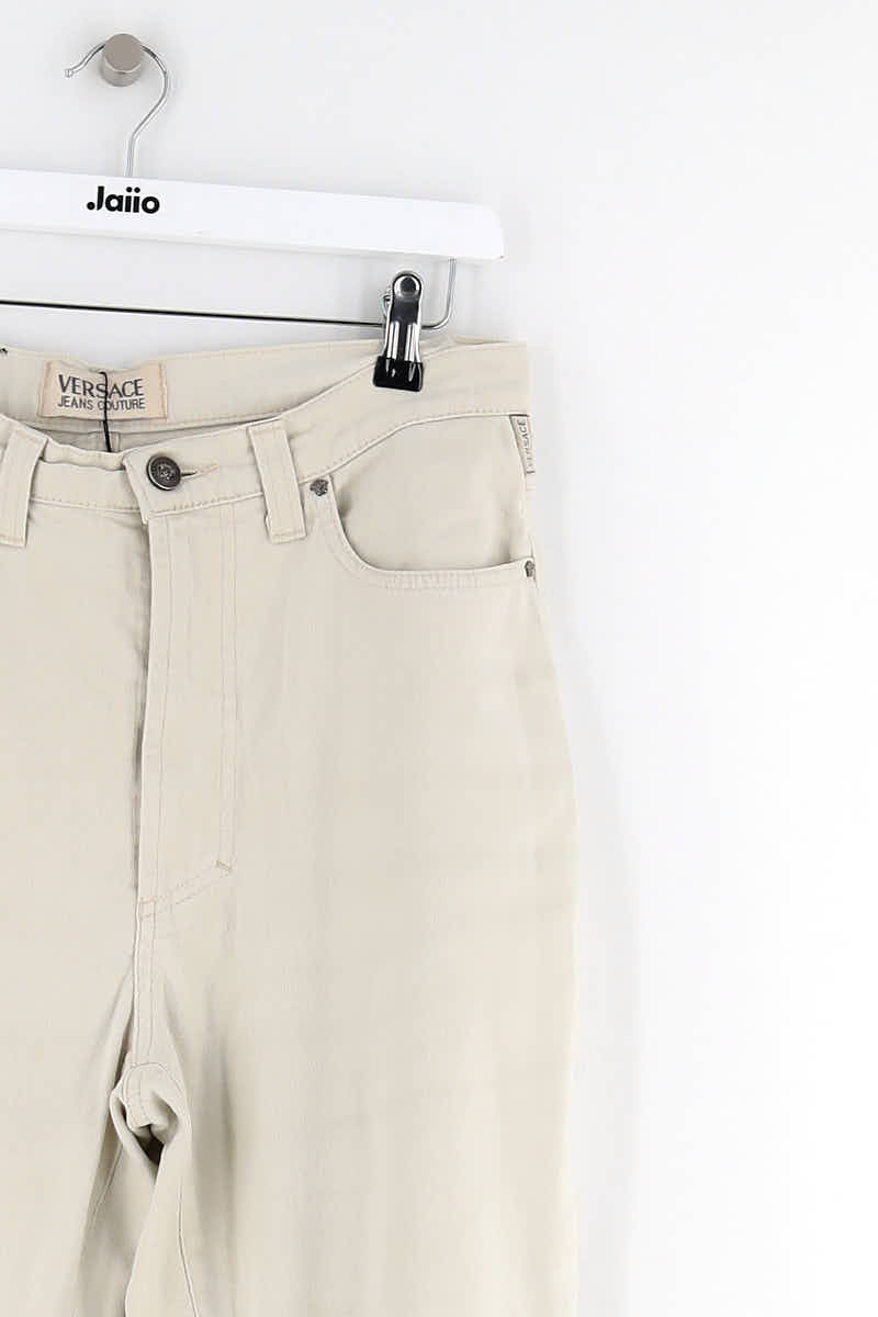 Jean droit Versace  Beige