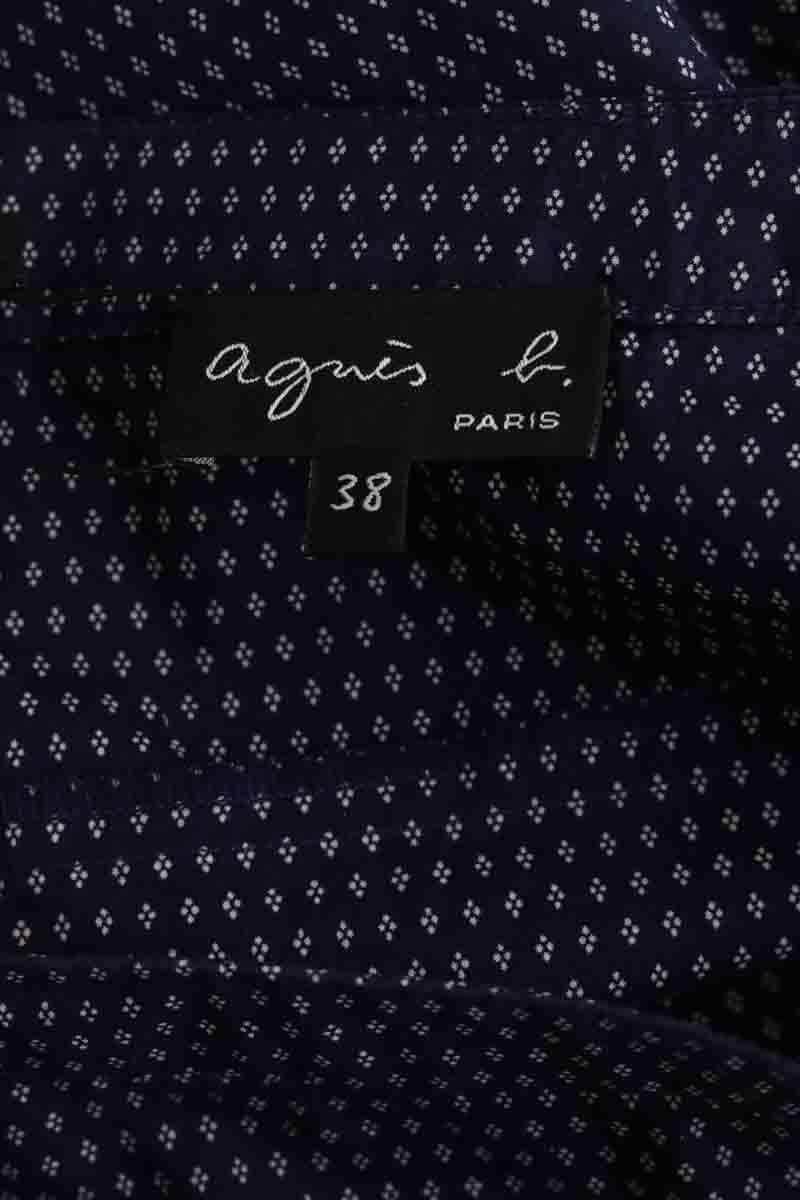 Jupe Agnès B. Marine en Coton