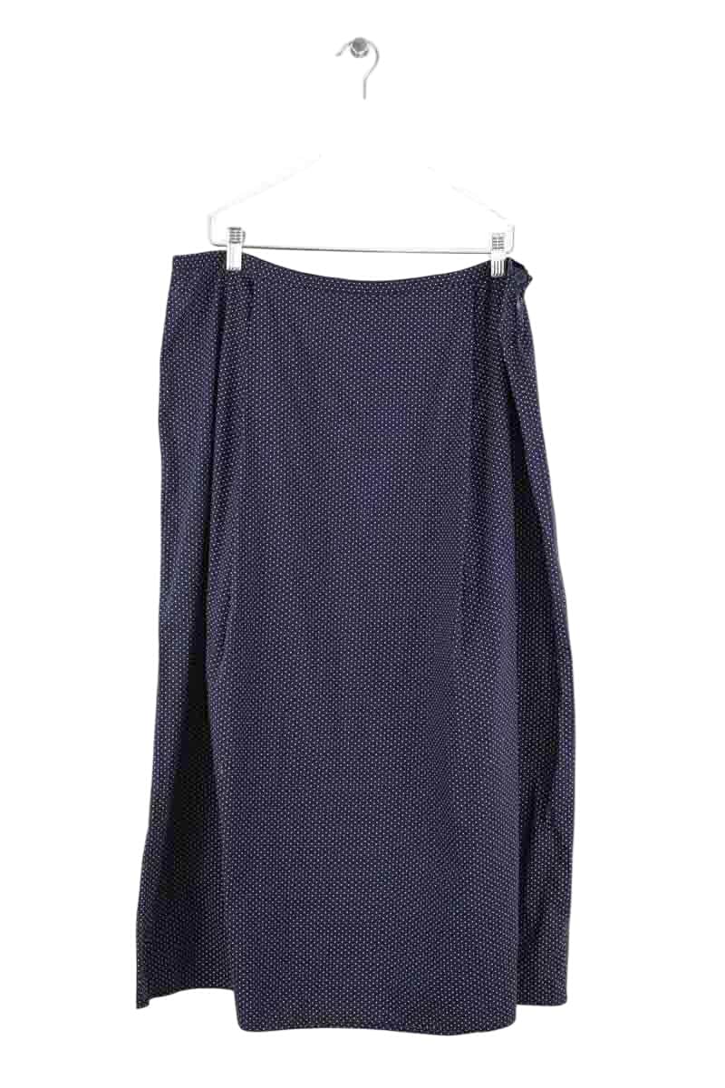 Jupe Agnès B. Marine en Coton, taille XL - Seconde Main