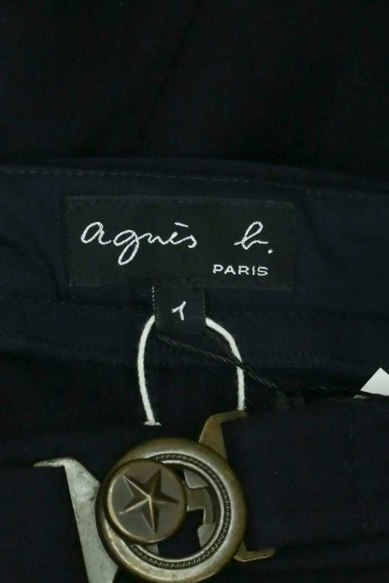 Jupe Agnès B. Marine en Laine