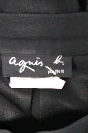 Jupe Agnès B. Noir en Polyester
