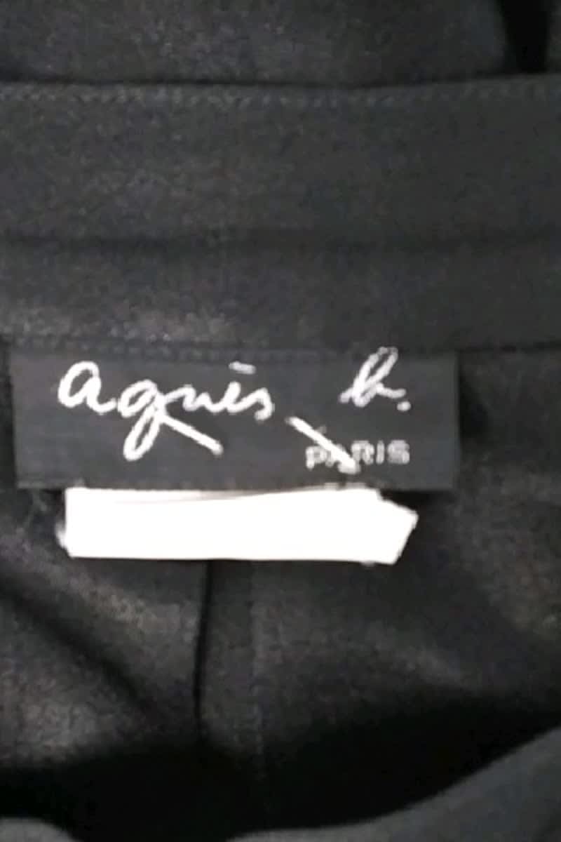 Jupe Agnès B. Noir en Polyester
