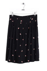 Jupe Agnès B. Noir en Viscose, taille M - Seconde Main