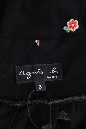Jupe Agnès B. Noir en Viscose
