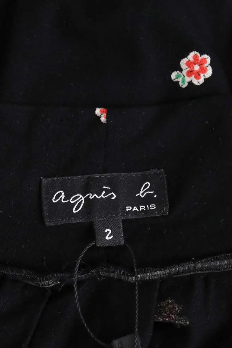 Jupe Agnès B. Noir en Viscose