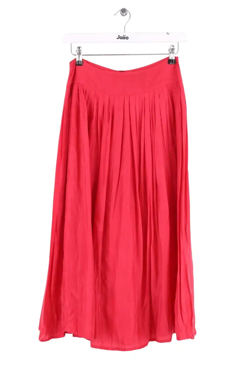 Jupe Agnès B. Rouge en Soie, taille S - Seconde Main