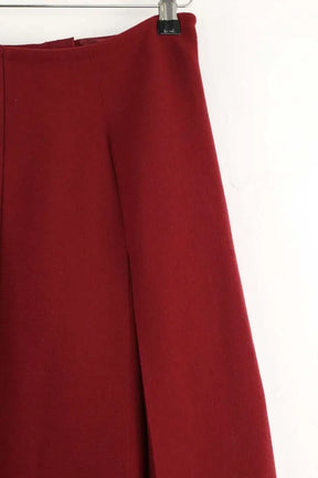 Jupe Alaïa Bordeaux en Laine