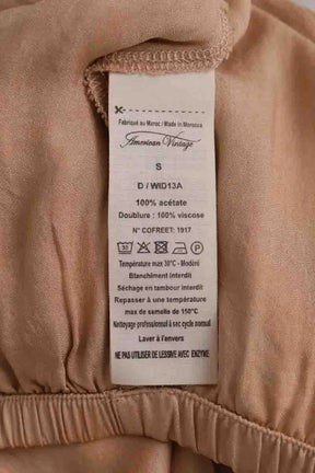 Jupe American Vintage Rose en Synthétique