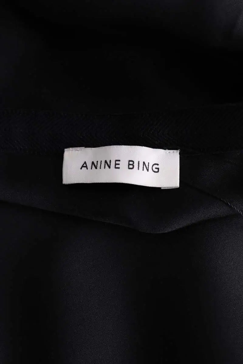 Jupe Anine Bing Noir en Soie