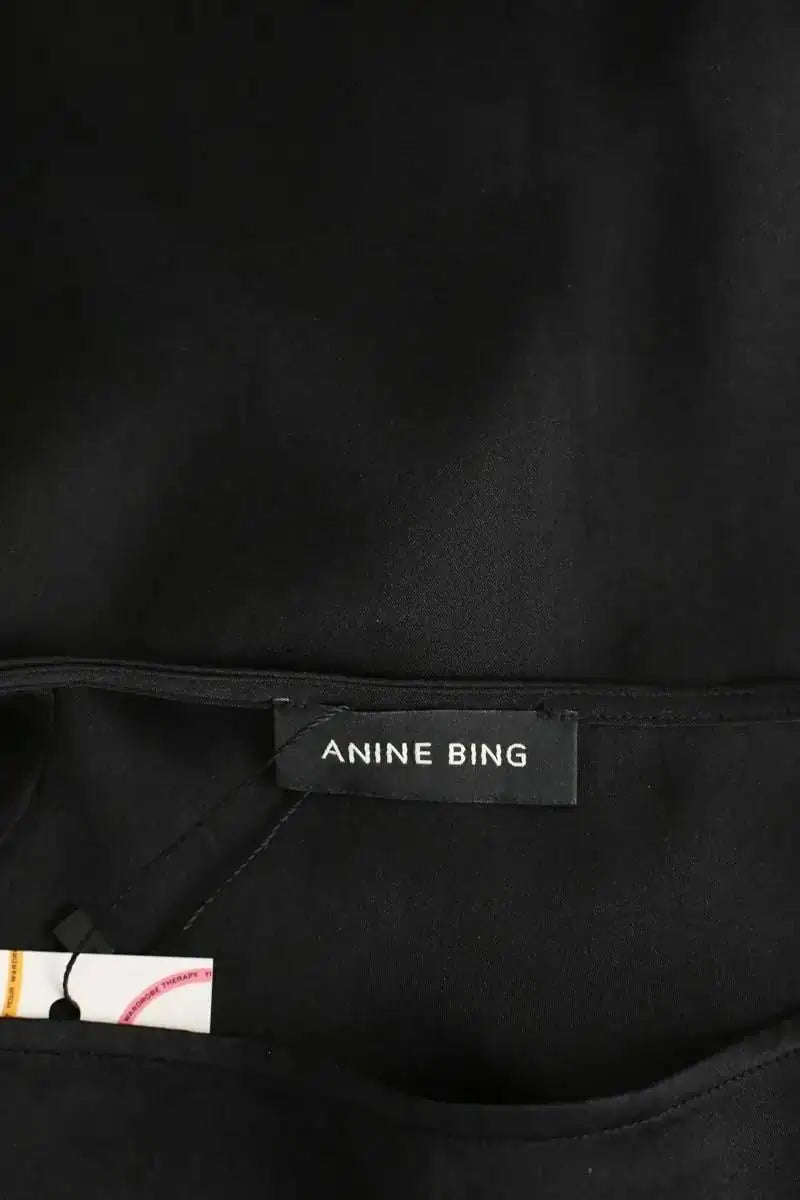 Jupe Anine Bing Noir en Soie