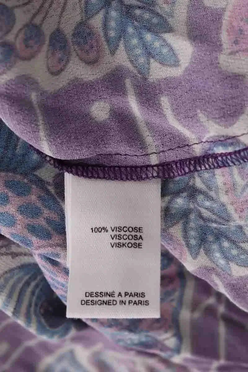 Jupe Antik Batik Violet en Synthétique