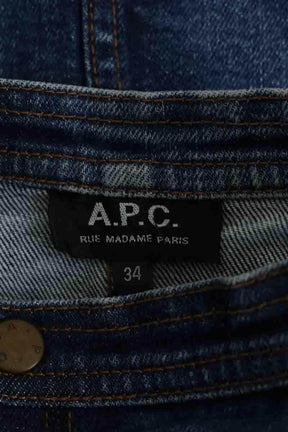 Jupe APC Bleu en Coton