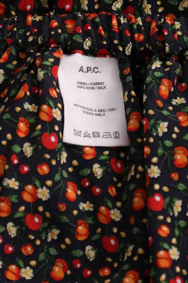 Jupe APC Noir en Soie