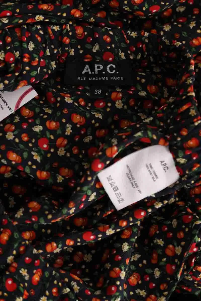 Jupe APC Noir en Soie