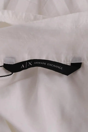 Jupe Armani Exchange Blanc en Synthétique