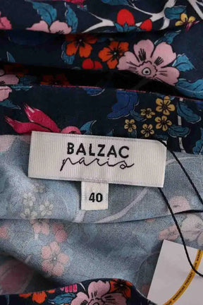 Jupe Balzac Bleu en Viscose