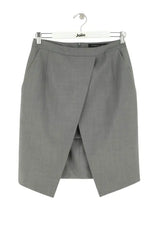 Jupe Barbara Bui Gris en Laine, taille L - Seconde Main
