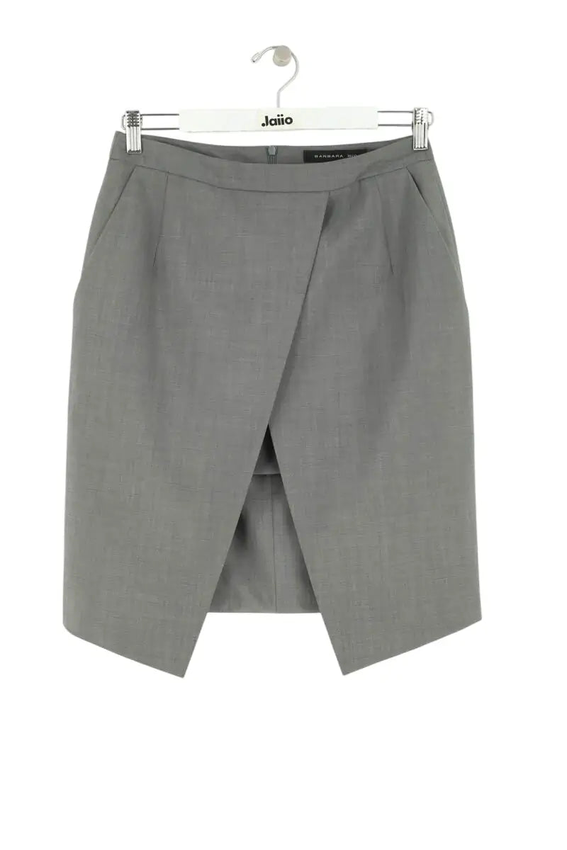 Jupe Barbara Bui Gris en Laine, taille L - Seconde Main