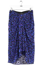 Jupe Ba&Sh Bleu en Synthétique, taille M - Seconde Main