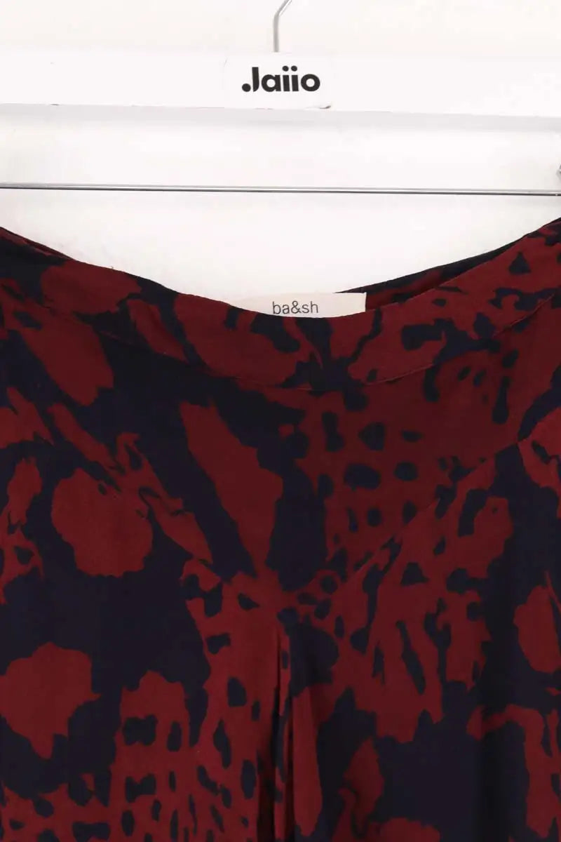Jupe Ba&Sh Bordeaux en Viscose