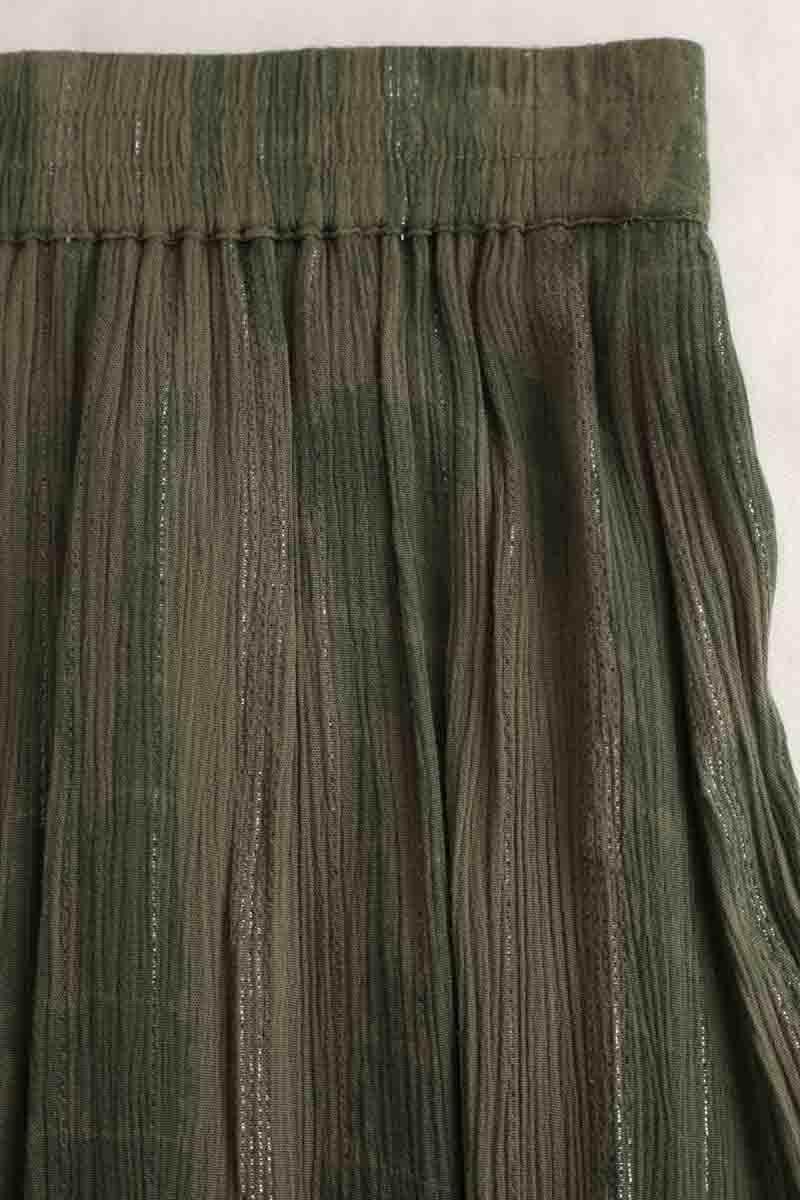 Jupe Bash Kaki en Viscose