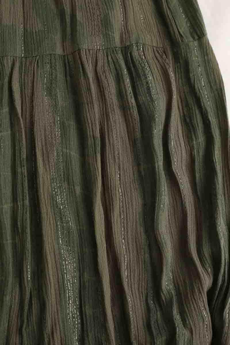Jupe Bash Kaki en Viscose