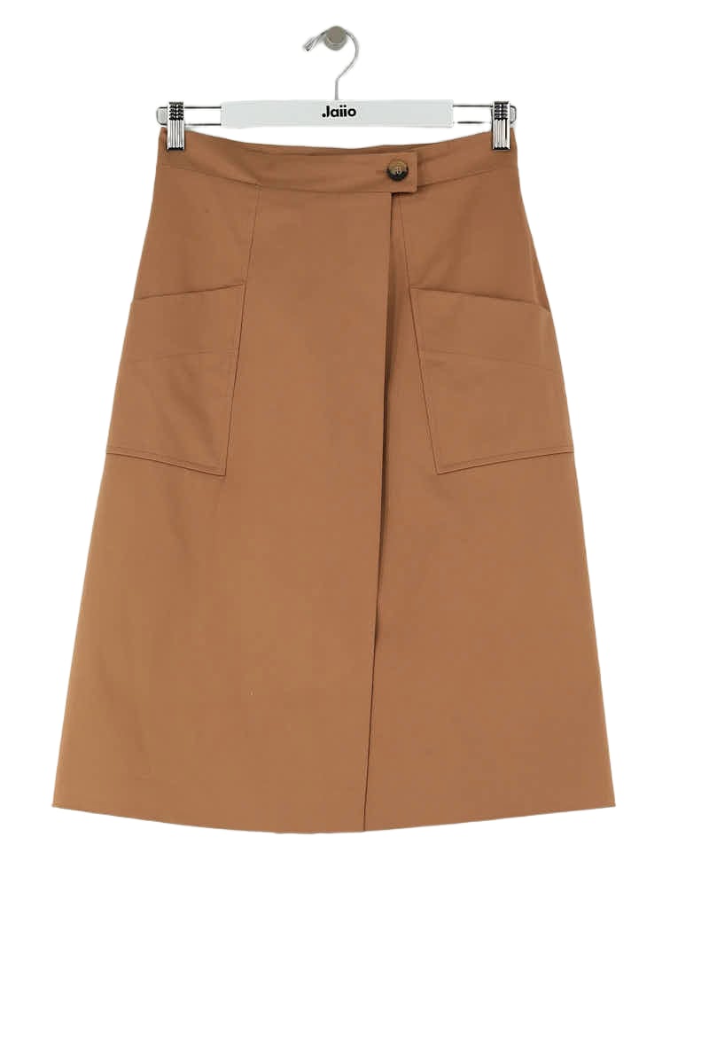 Jupe Bash Marron en Coton, taille S - Seconde Main