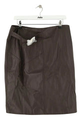 Jupe Ba&Sh Marron en Cuir, taille XXL - Seconde Main