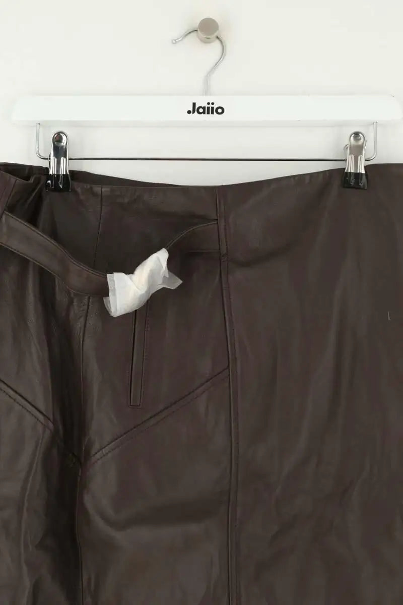 Jupe Ba&Sh Marron en Cuir