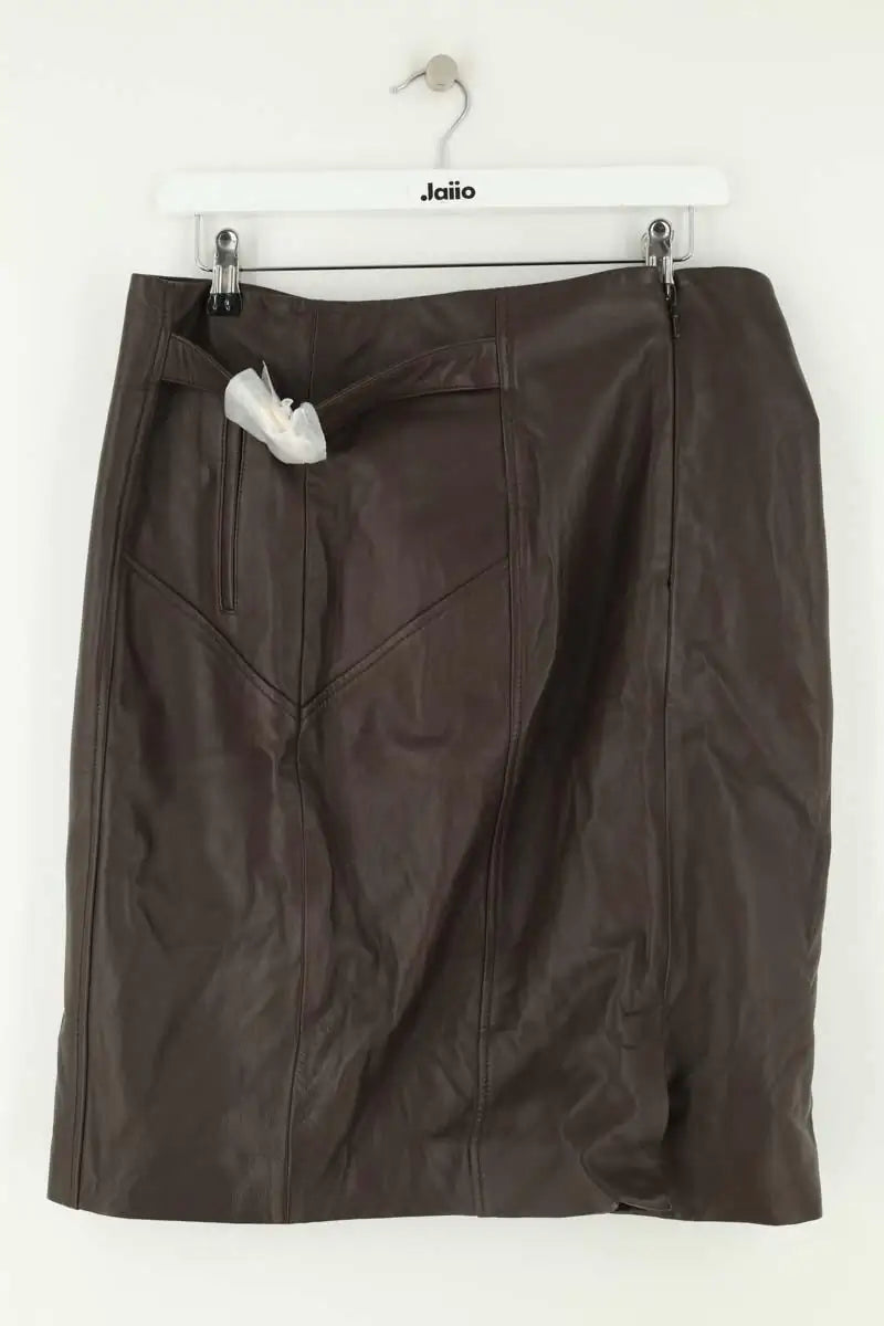 Jupe Ba&Sh Marron en Cuir
