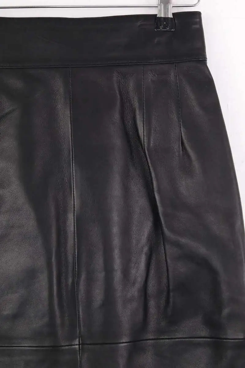 Jupe Ba&Sh Noir en Cuir