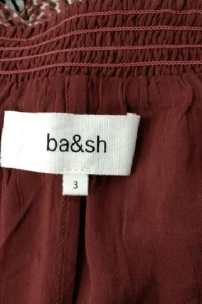 Jupe Bash Rouge en Viscose