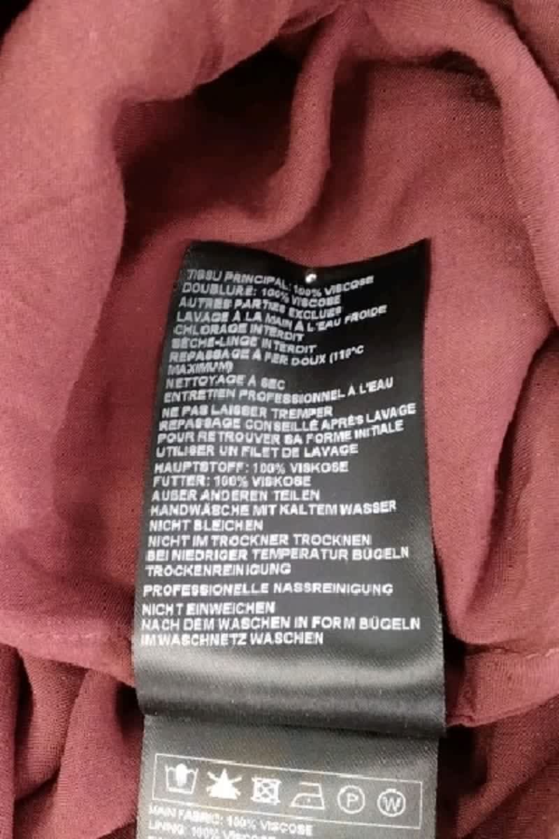 Jupe Bash Rouge en Viscose