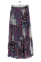 Jupe Bash Violet en Viscose, taille L - Seconde Main