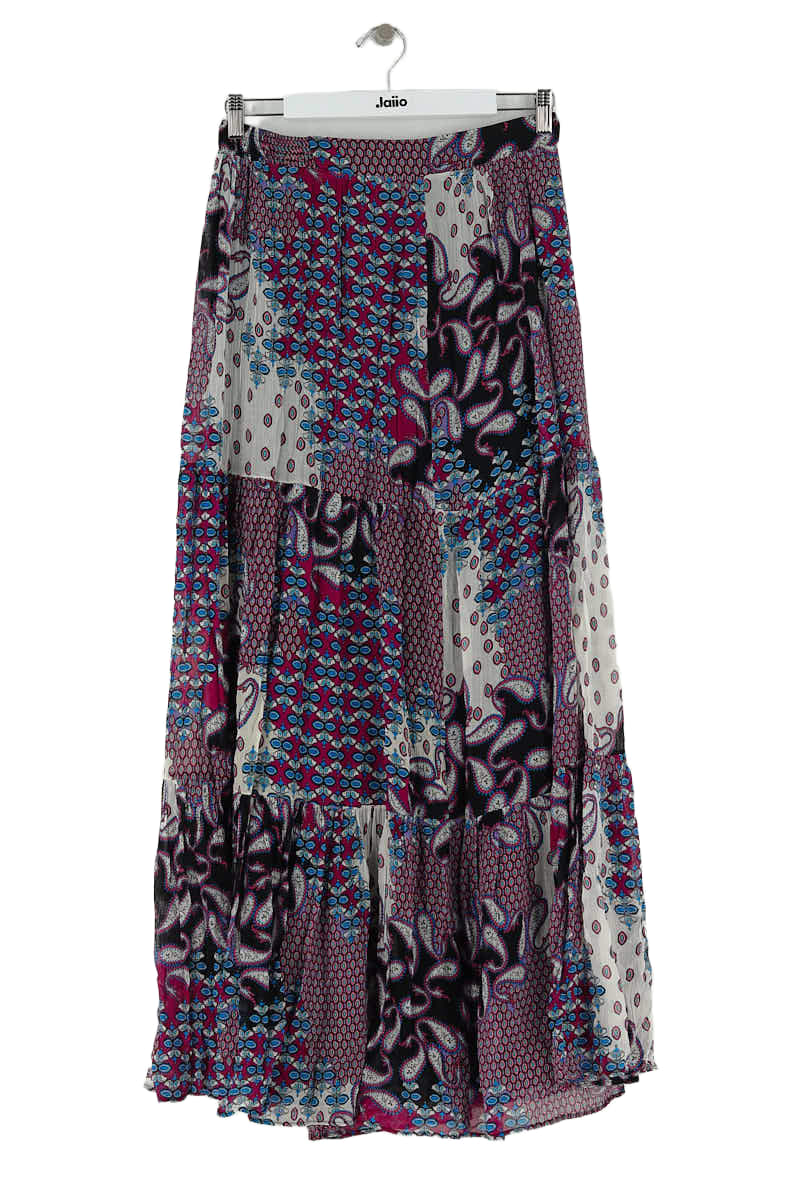 Jupe Bash Violet en Viscose, taille L - Seconde Main
