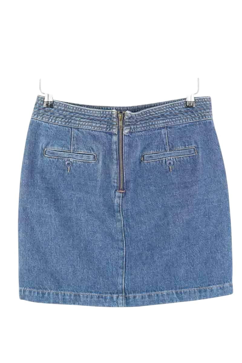 Jupe Bensimon Bleu en Coton, taille M - Seconde Main
