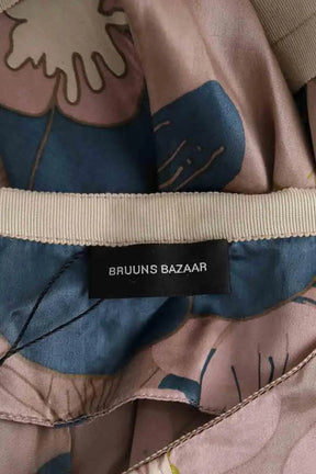 Jupe Bruuns Bazaar Beige en Soie