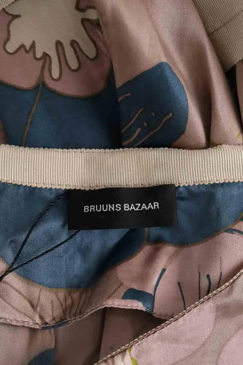 Jupe Bruuns Bazaar Beige en Soie