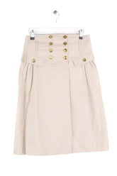 Jupe Burberry Beige en Coton, taille L - Seconde Main