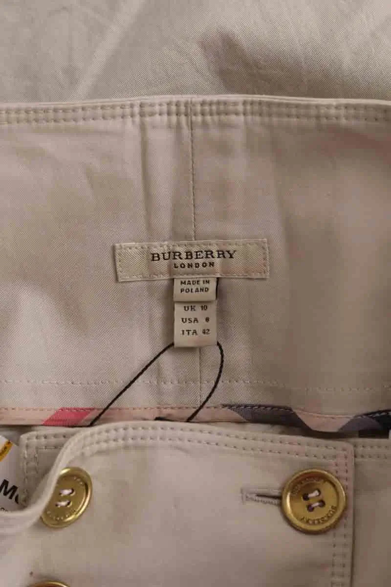 Jupe Burberry Beige en Coton