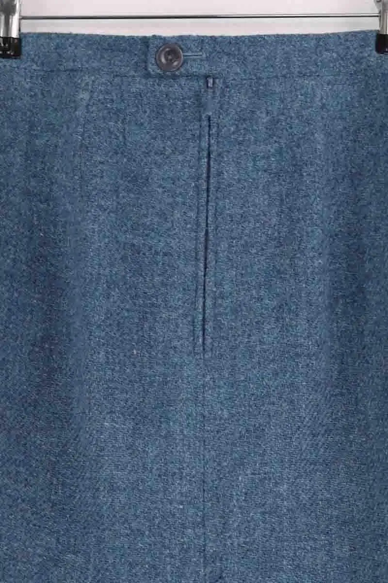 Jupe Burberry Bleu en Laine