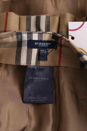 Jupe Burberry Camel en Laine