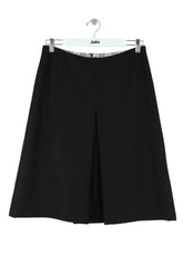 Jupe Burberry Noir en Laine, taille L - Seconde Main