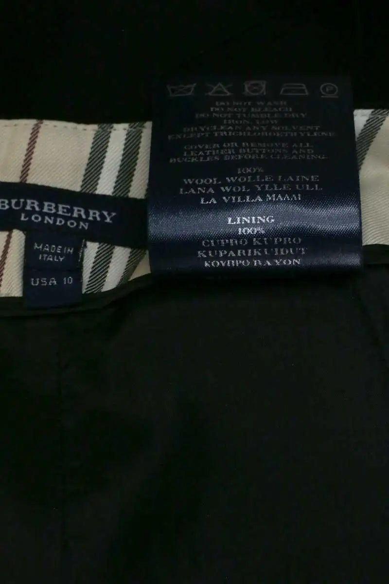 Jupe Burberry Noir en Laine
